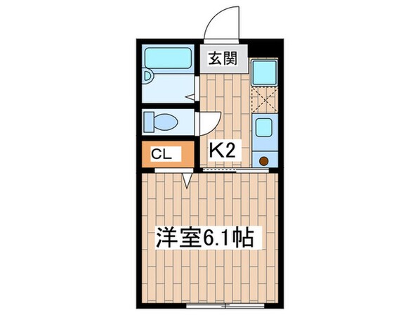 カーサ西調布の物件間取画像